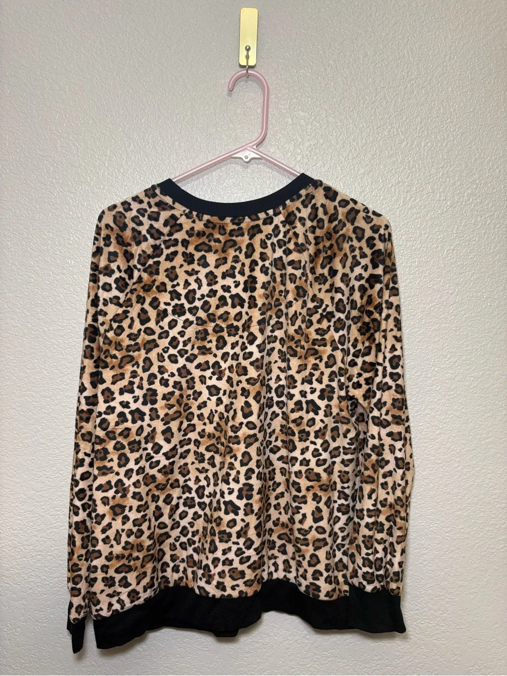 🐆 Large Size 12/14 Leopard Print Sweater - Picture 2 of 6